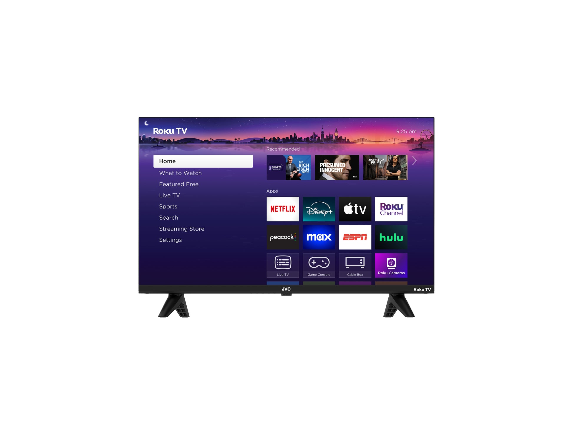 JVC LT-25EP4256W Roku TV - Front